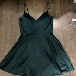 Emerald green homecoming dress